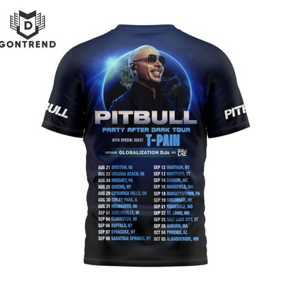 Pitbull Party After Dark Tour 3D T-Shirt