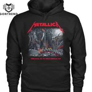 Metallica Minneapolis, MN M72 North American Tour T-Shirt