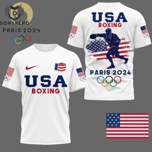 Team USA Wrestling Oympic Paris 2024 Design 3D T-Shirt