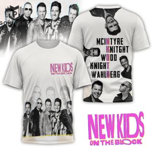 2024 New Kid On The Block Design 3D T-Shirt