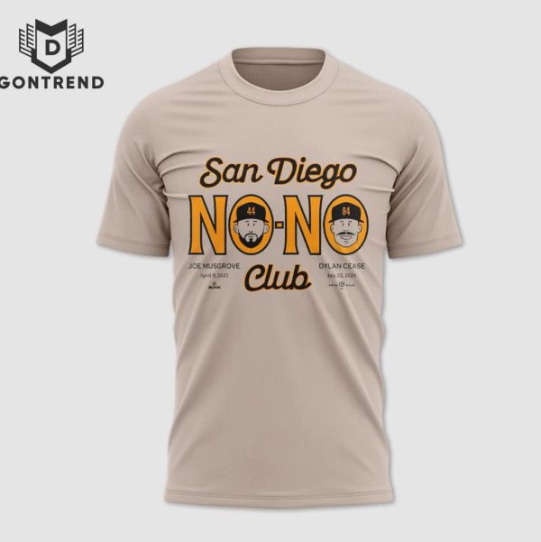 San Diego Padres NO-NO Club 3D T-Shirt