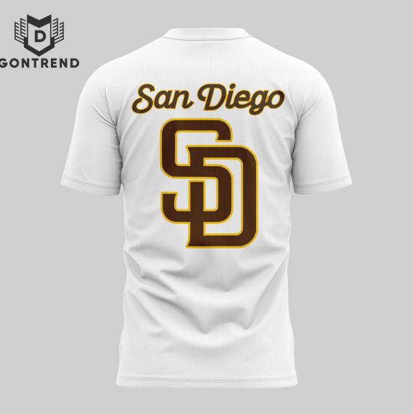 San Diego Padres No-No Club White 3D T-Shirt