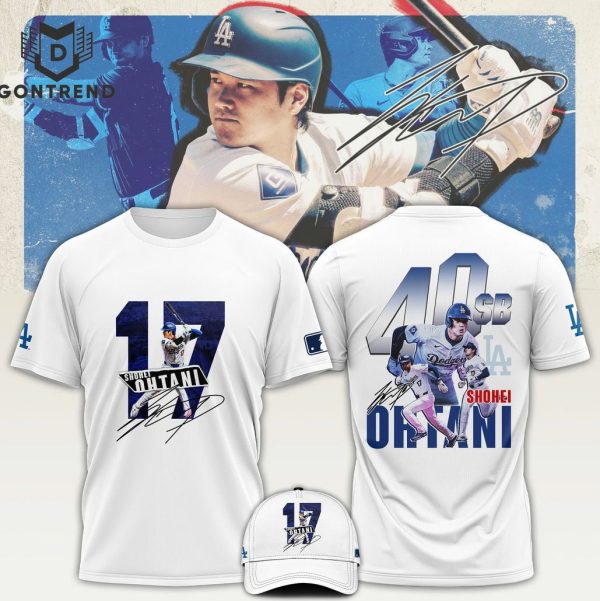 Shohei Ohtani Los Angeles Dodgers Signature 3D T-Shirt