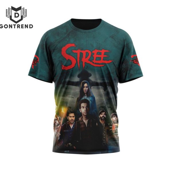 Stree Movie – Protect Us 3D T-Shirt