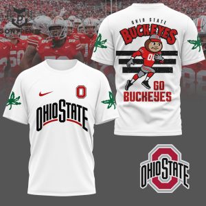 Ohio State Buckeyes Football Go Buckeyes 3D T-Shirt