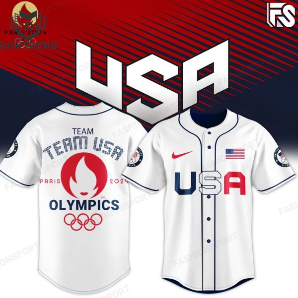 Team USA – Paris 2024 Olympic Games Baseball Jersey