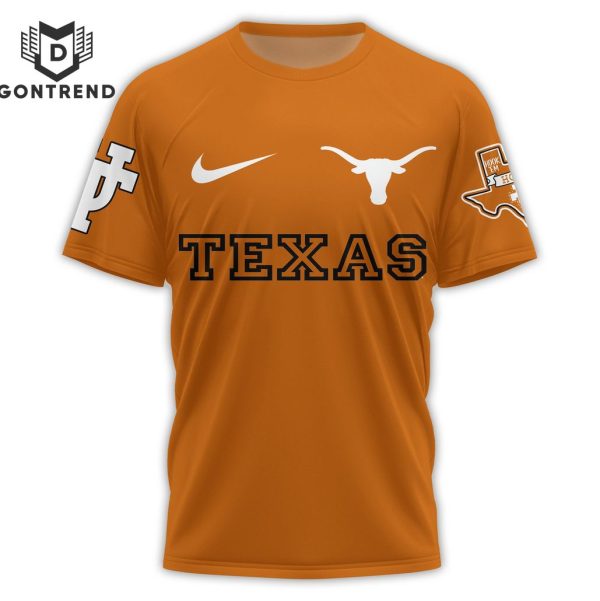 Texas Longhorns Est 1883 Design 3D T-Shirt