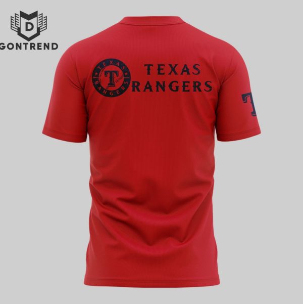 Texas Rangers Respect Honor Gratitude 3D T-Shirt