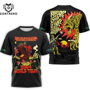 King Gizzard & The Lizard Wizard 2024 World Tour 3D T-Shirt