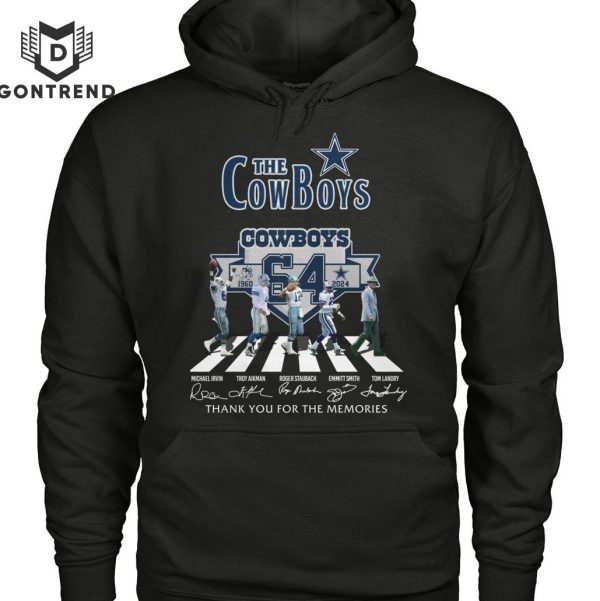 The Dallas Cowboys 1960-2024 Signature Thank You For The Memories Design Unisex T-Shirt