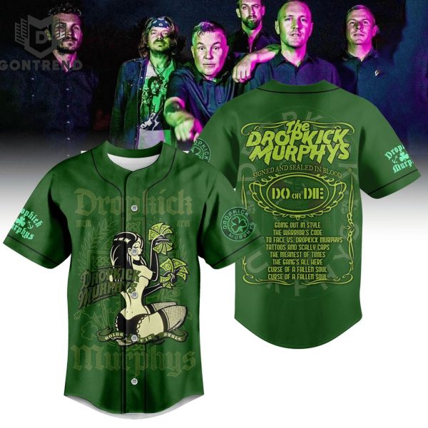 The Dropkick Murphys Signed And Sealed In Blood Baseball Jersey