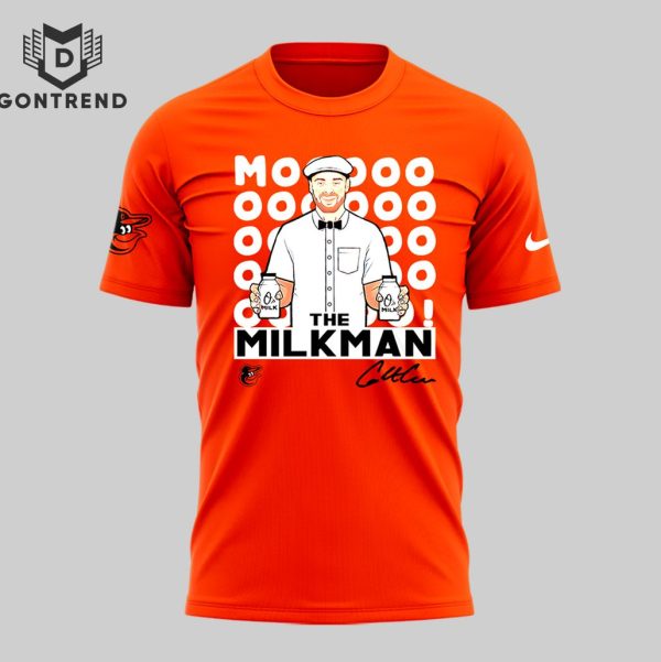 The Milkman Baltimore Orioles 17 Cowser Signature 3D T-Shirt