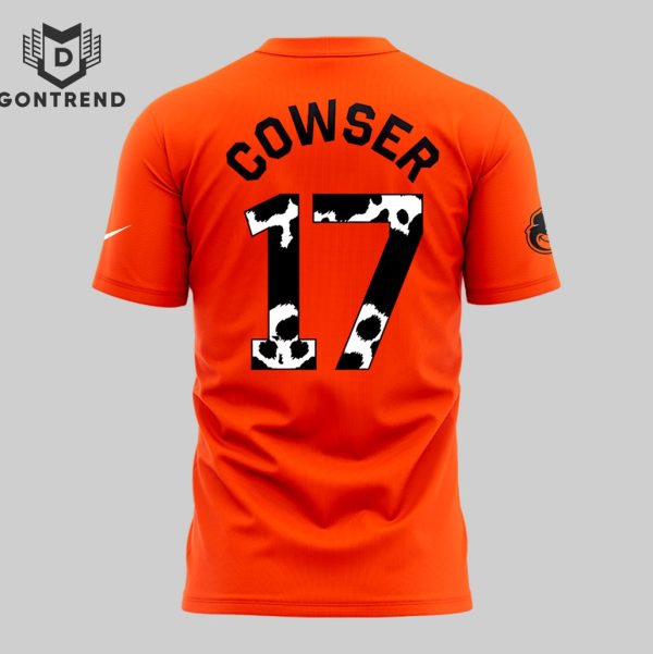 The Milkman Baltimore Orioles 17 Cowser Signature 3D T-Shirt