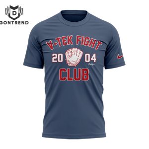 2024 V-Teck Fight Club Boston Red Sox Design 3D T-Shirt