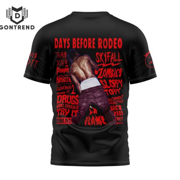 Travis Scott Days Before Rodeo 3D T-Shirt