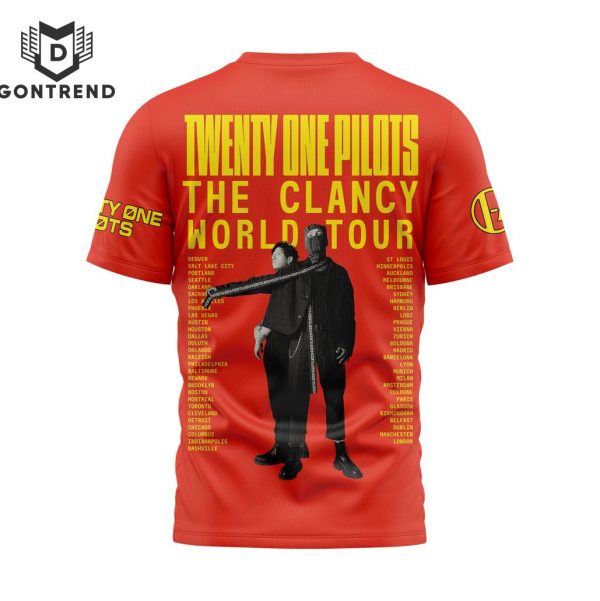 Twenty One Pilots The Clancy World Tour 3D T-Shirt