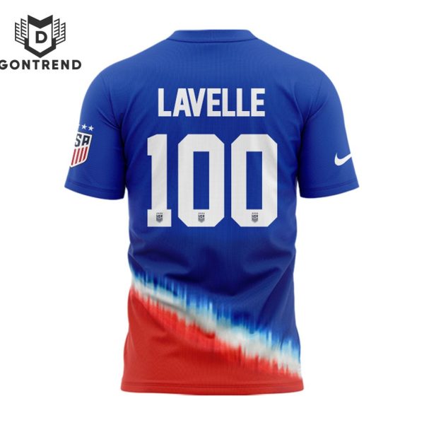 U.S. Womens National Soccer Team Rose Lavelle 100 3D T-Shirt