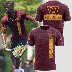 2024 Washington Commanders Tennis 3D T-Shirt