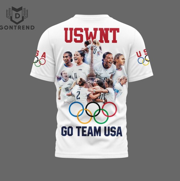 US WNT Go Team USA Olympic 2024 3D T-Shirt