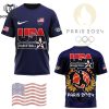 USA Basketball Olympic Paris 2024 Design 3D T-Shirt