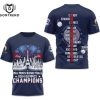 USA Men Basketball 2024 Olympics Champions Design 3D T-Shirt