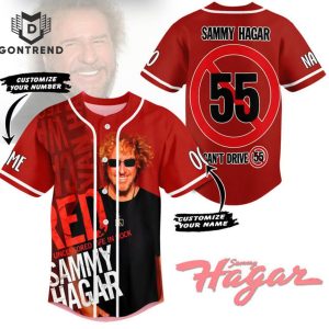 Sammy Hagar I Cant drive 55 Baseball Jersey