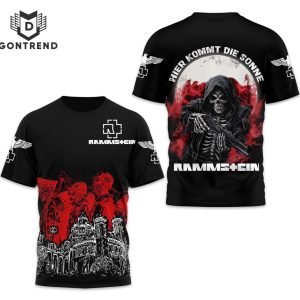 Rammstein – Hier Kommt Die Sonne Design 3D T-Shirt