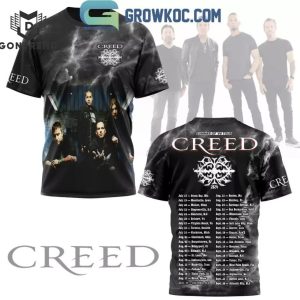 Creed Band Summer Of 99 Tour 2024 3D T-Shirt