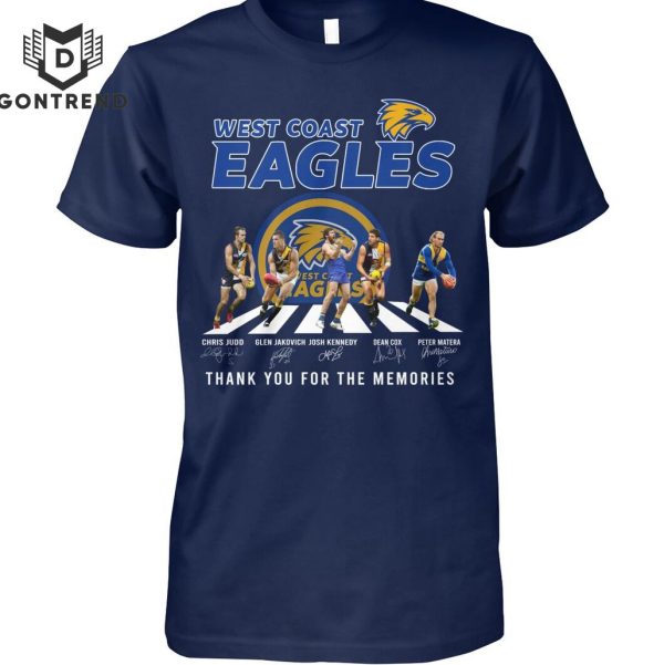 West Coast Eagles Signature Thank You For The Memories Unisex T-Shirt