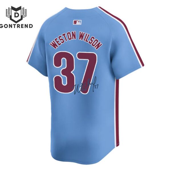 Weston Wilson Philadelphia Phillies Signature Baseball Jersey