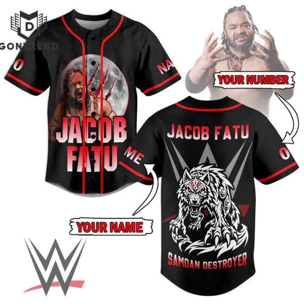 WWE Jacob Fatu – Samoan Destroyer Baseball Jersey