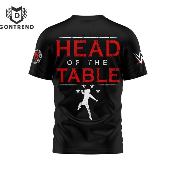 WWE OTC Roman Reigns – Head Of The Table 3D T-Shirt