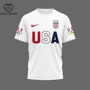 US WNT Go Team USA Olympic 2024 3D T-Shirt