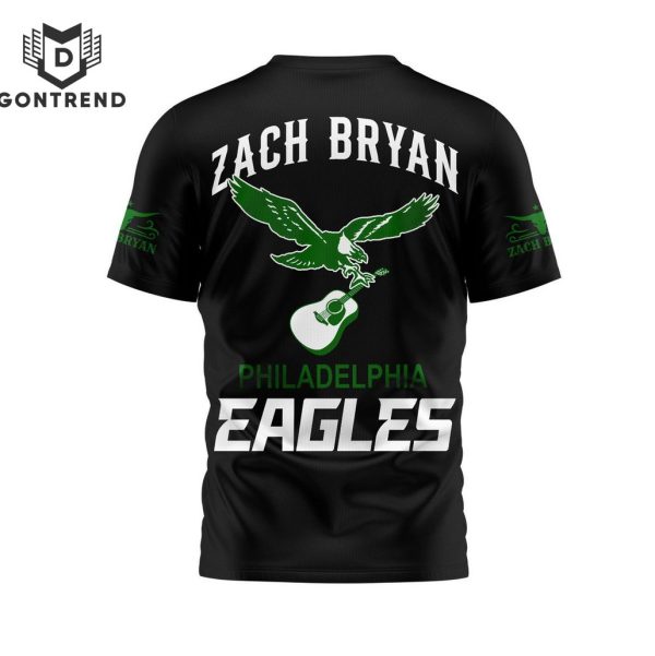 Zach Bryan Philadelphia Eagles Design 3D T-Shirt