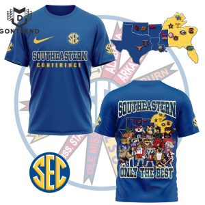 Southeastern Conference Only The Best 3D T-Shirt