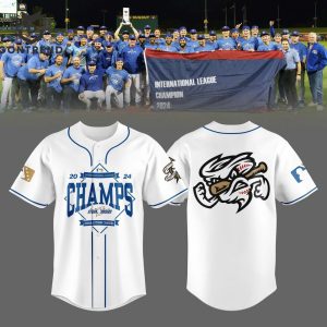 Omaha Storm Chasers 2024 International League Champions Baseball Jersey