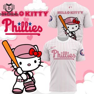 2024 Hello Kitty Night x Philadelphia Phillies 3D T-Shirt