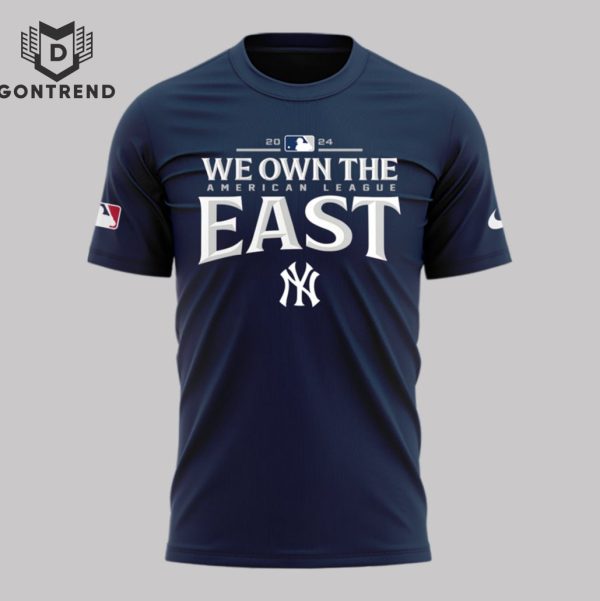 2024 AL East Division Champions New York Yankees 3D T-Shirt