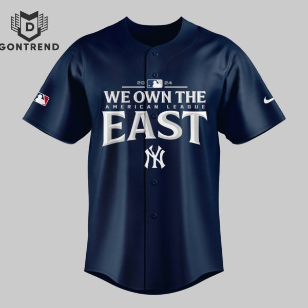 2024 AL East Division Champions New York Yankees Baseball Jersey