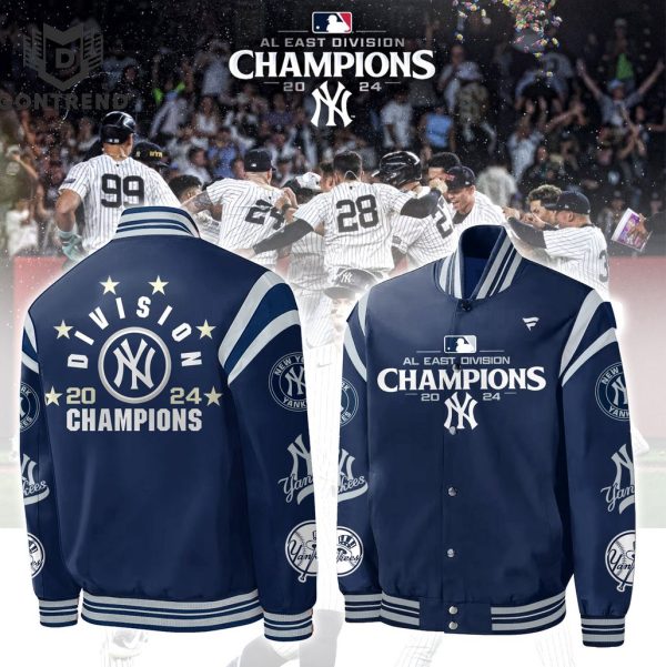 2024 AL East Division Champions New York Yankees Design Baseball Jacket