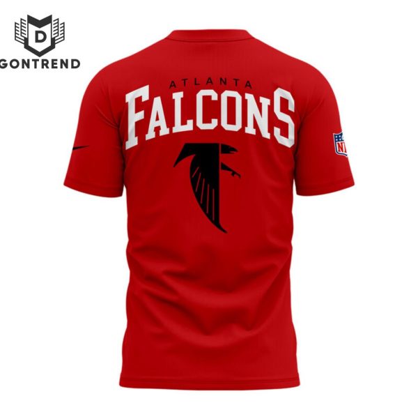 2024 Atlanta Falcons Design Red 3D T-Shirt