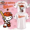 2024 Baltimore Orioles x Hello Kitty Baseball Jersey – Pink