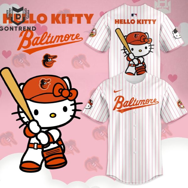 2024 Baltimore Orioles x Hello Kitty Baseball Jersey