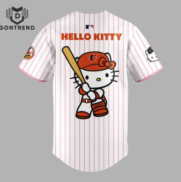 2024 Baltimore Orioles x Hello Kitty Baseball Jersey