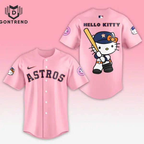 2024 Hello Kitty Night x  Houston Astros Baseball Jersey