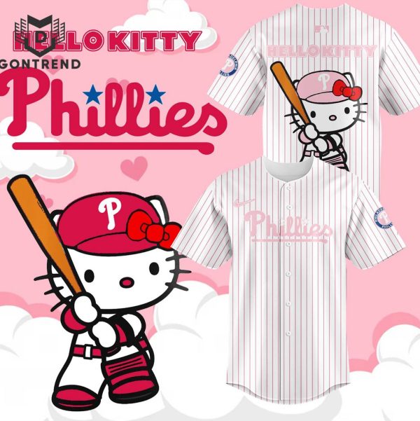 2024 Hello Kitty Night x Philadelphia Phillies 2024 Baseball Jersey