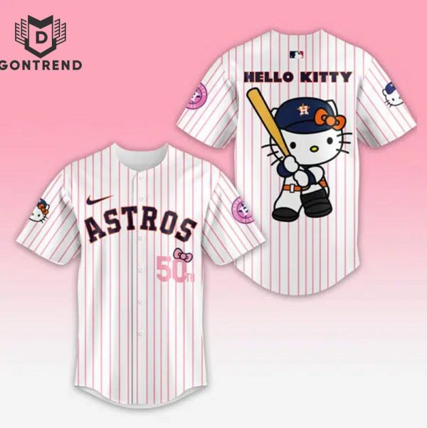 2024 Houston Astros Hello Kitty Night Baseball Jersey