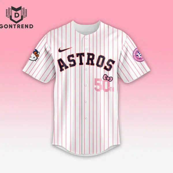 2024 Houston Astros Hello Kitty Night Baseball Jersey