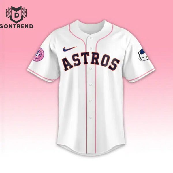 2024 Houston Astros Hello Kitty Night Baseball Jersey – White