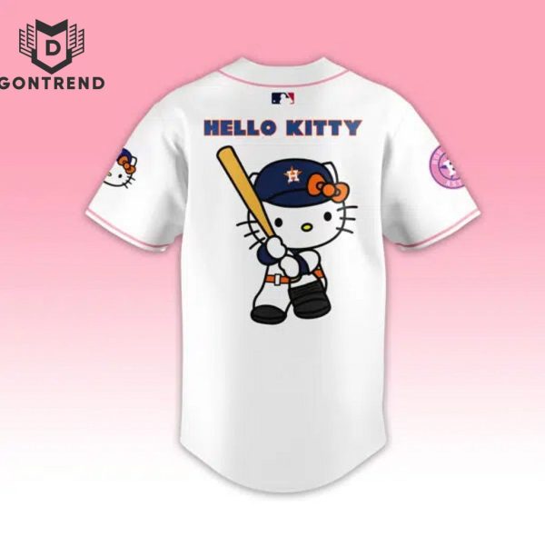 2024 Houston Astros Hello Kitty Night Baseball Jersey – White